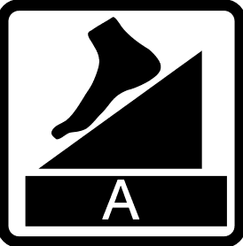 Противоскольжение для босых ног: A